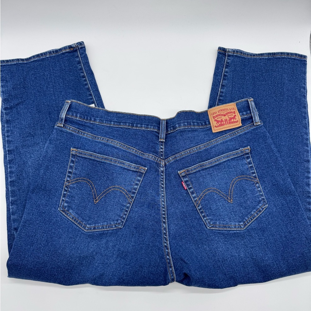 Levi’s Wedgie Straight‎ Leg Blue Jeans, Size 20W - Picture 2 of 13